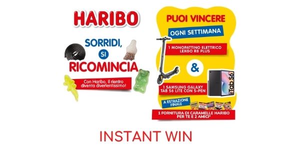 concorso instant win Haribo