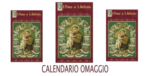 calendario omaggio pane s.antonio 2022