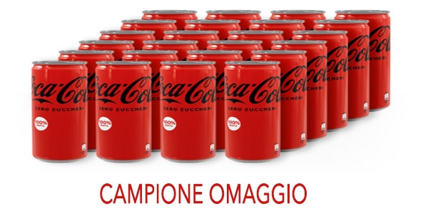 mandami un campione coca cola zero