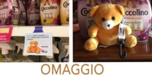 orsacchiotto omaggio coccolino