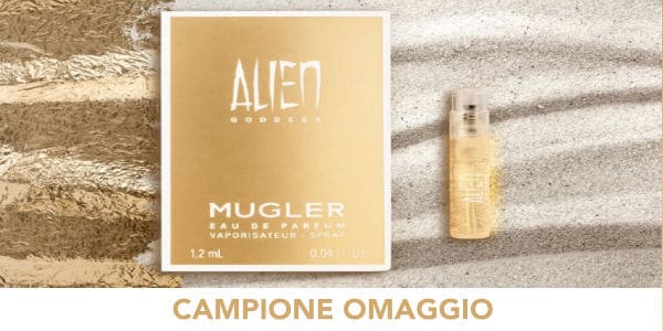 campioni omaggio mugler alien goddess