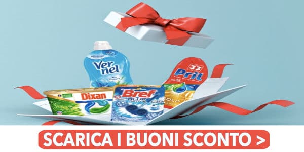 buoni sconto henkel Vernel Dixan Bref Pril