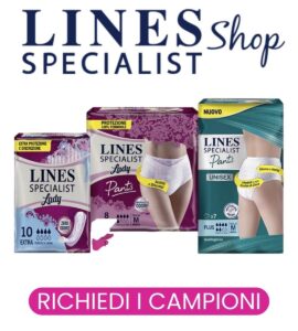 campioni omaggio assorbenti lines specialist