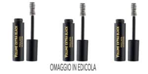 Gratis mascara volume extra black bottega verde