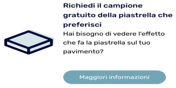 Richiesta campione gratuito piastrelle casadafare