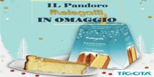 Pandoro Melegatti in regalo da Tigotà 