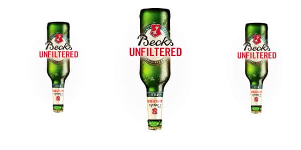 calice omaggio becks unfiltered