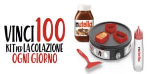 Concorso Nutella Kit Colazione 2023