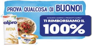 Rimborso prodotti Alpro 100%