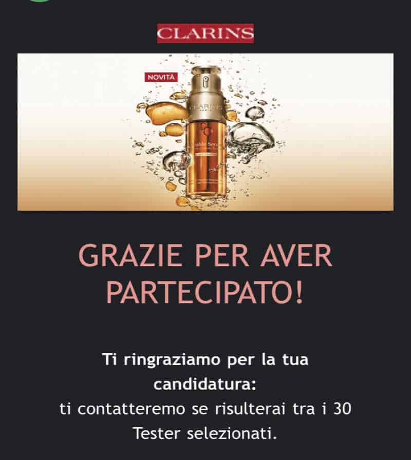 diventa tester Clarisn-conferma-email