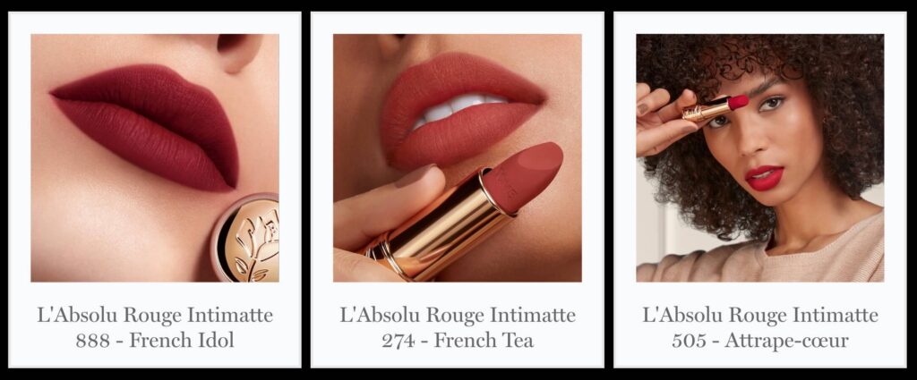 ossetti da testare Lancôme L’Absolu Rouge Intimatte