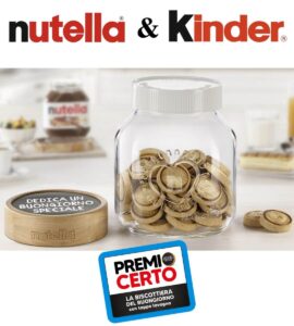 Premio certo biscottiera del buongiorno nutella kinder2023