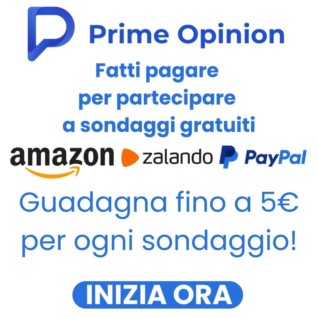 Sondaggi retribuiti Prime Opinion