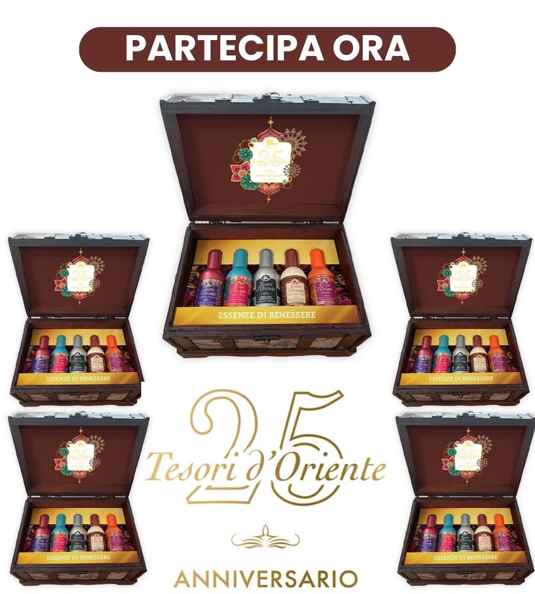 Concorso gratuitot 25 anni tesori d'oriente