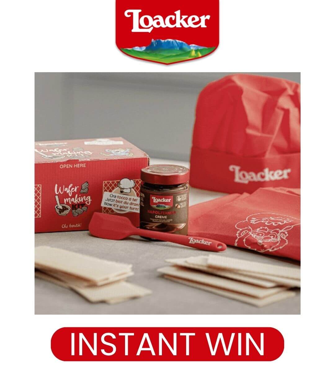 concorso gratuito instant win loacker il tuo ingrediente vincente