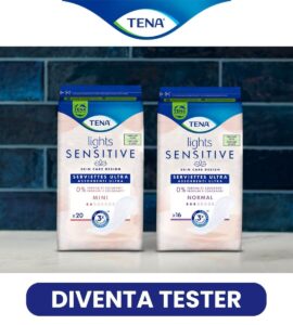 diventa tester Tena Lights Sensitive su TRND