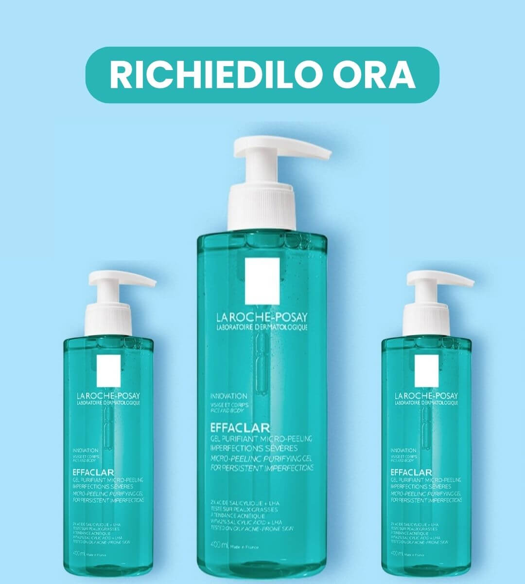 campioni omaggio la roche-posay gel purificante micro peeling