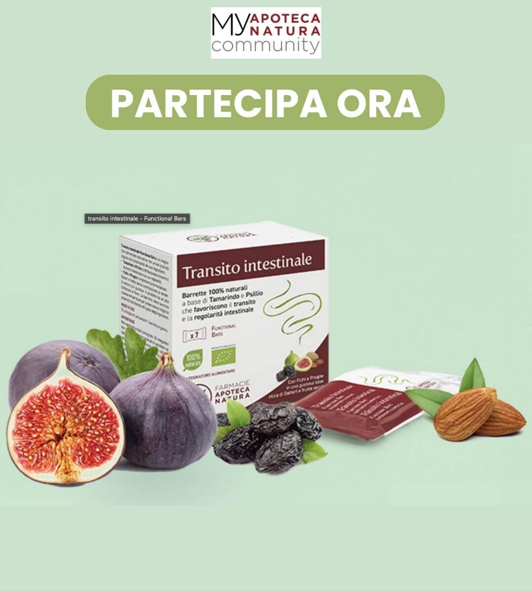 diventa tester apoteca natura barrette transito intestinale