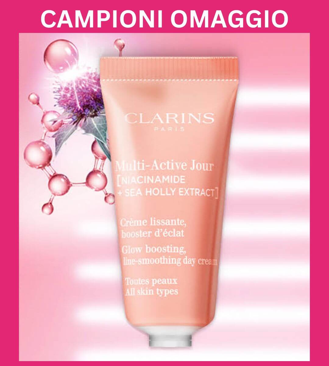 campioni omaggio clarins multi-active day