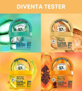 Diventa tester garnier fructis hair food machere per capelli
