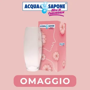 Vaso omaggio Acqua&Sapone festa della Donna 2025