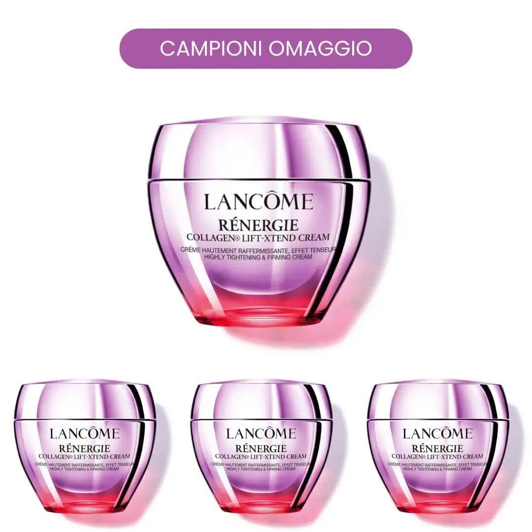 Campioni Omaggio nuova crema Lancôme Renergie Collagen Lift-Xtend Cream